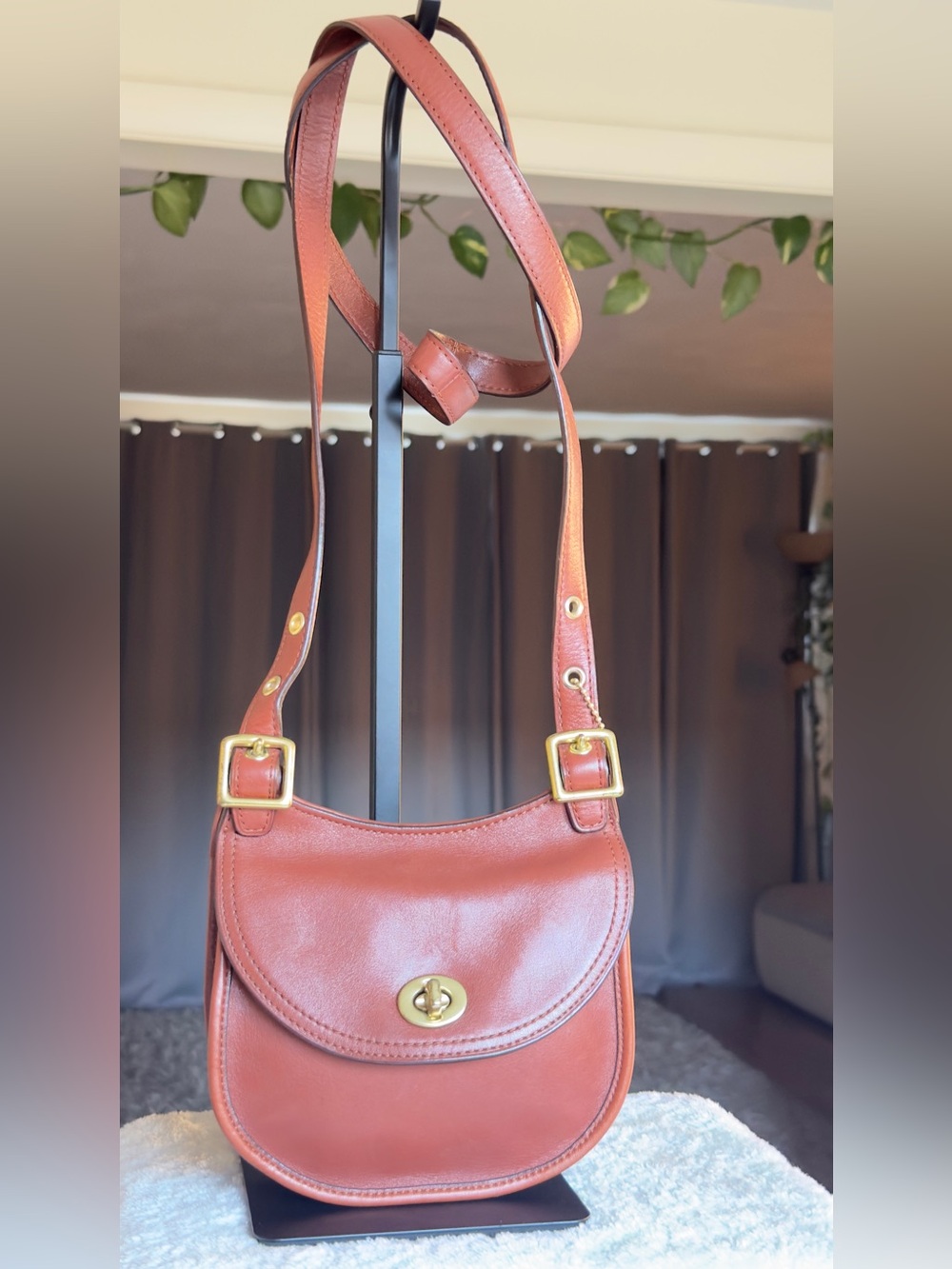 Coach Glovetanned Leather Saddle Bag 18 - Re-Edition Style 57731